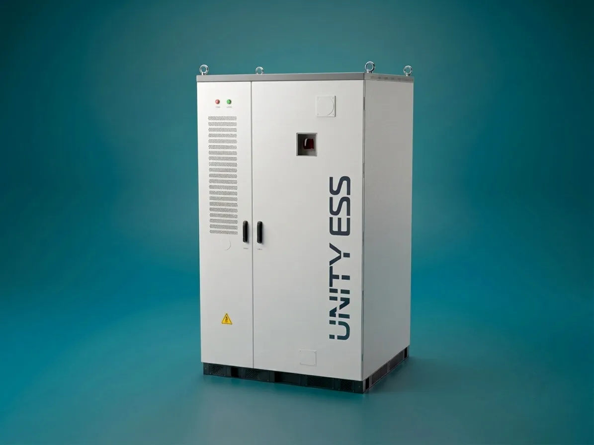 Unity Aqua hybrid solar, grid and storage platform