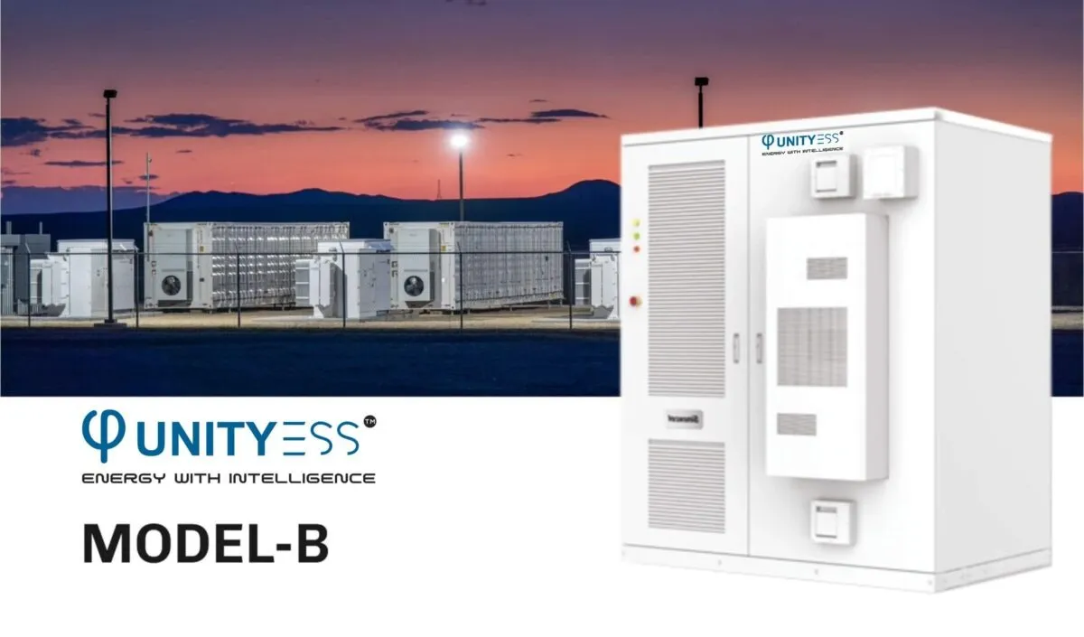 UnityESS Model B - Hybrid Battery Energy Storage System BESS in India for Industries and Factories
